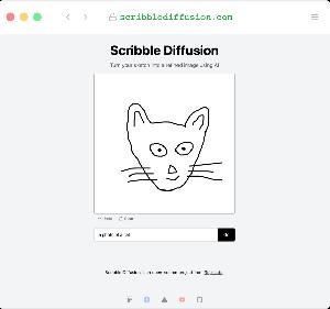 Scribble Diffusion