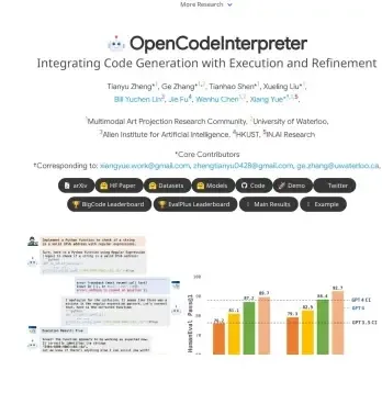 OpenCodeInterpreter