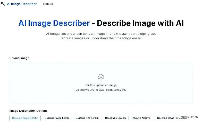 AI Image Describer