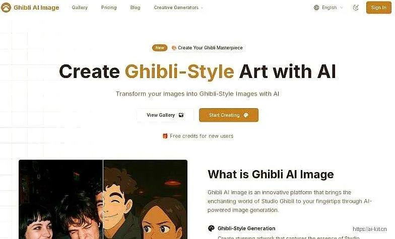Ghibli AI Image