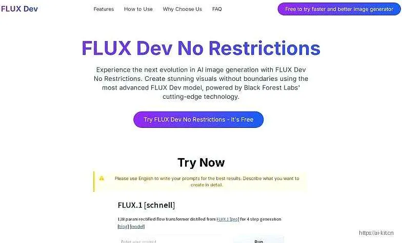 FLUX Dev No Restrictions